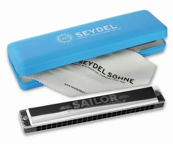 Губна гармошка Seydel Sailor Steel C 34385 фото