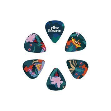 Набір медіаторів D'addario 1CWH4-10B9 Yellow Submarine 55th Anniversary Guitar Picks - Under the Sea 41178 фото