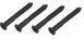 Гвинт DIMARZIO LO2 BKH Humbucker Mounting Ring Screw - Bridge (Black) 19940 фото 2