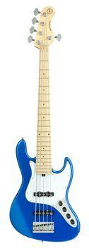 Бас-гітара SADOWSKY MetroExpress 21-Fret Vintage J/J Bass, Maple, 5-String (Ocean Blue Metallic High Polish) 38401 фото
