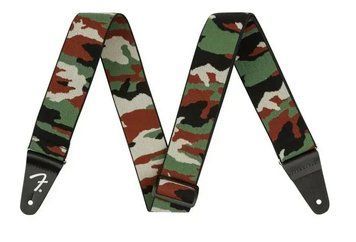 Ремінь гітарний Fender Strap 2" Weighless Camo Woodland 231148 фото