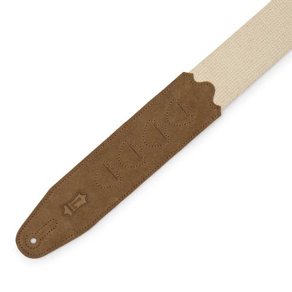 Гітарний ремінь Levy's MC2PH-NAT 2&Prime; Natural Cotton Pick Holder Guitar Strap 40446 фото
