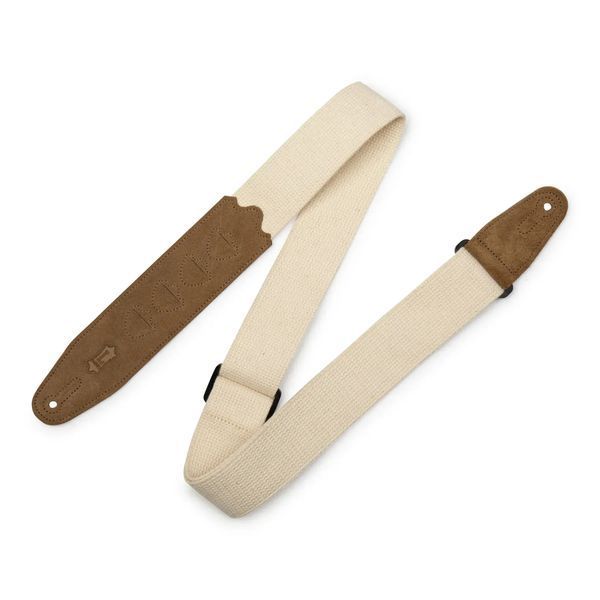 Гітарний ремінь Levy's MC2PH-NAT 2&Prime; Natural Cotton Pick Holder Guitar Strap 40446 фото
