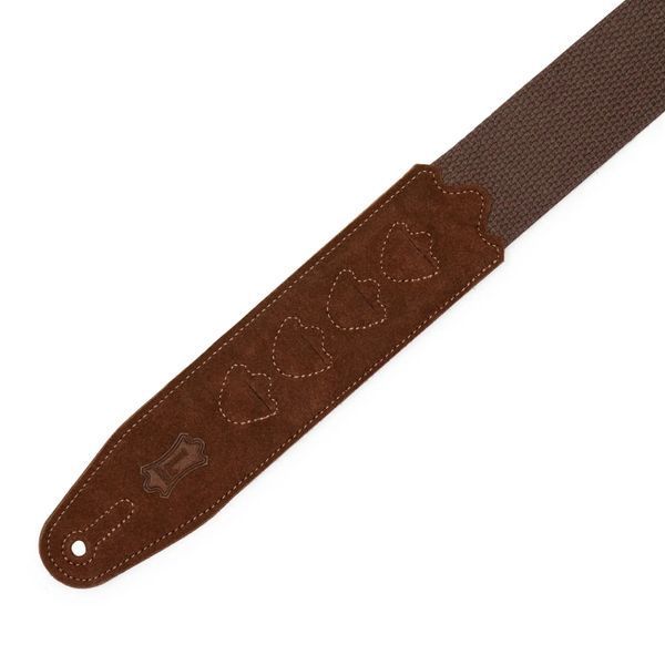 Гітарний ремінь Levy's MC2PH-NAT 2&Prime; Natural Cotton Pick Holder Guitar Strap 40445 фото