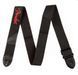 Ремінь гітарний Fender Strap 2 Black Red Logo 53885 фото 1
