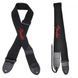 Ремінь гітарний Fender Strap 2 Black Red Logo 53885 фото 2