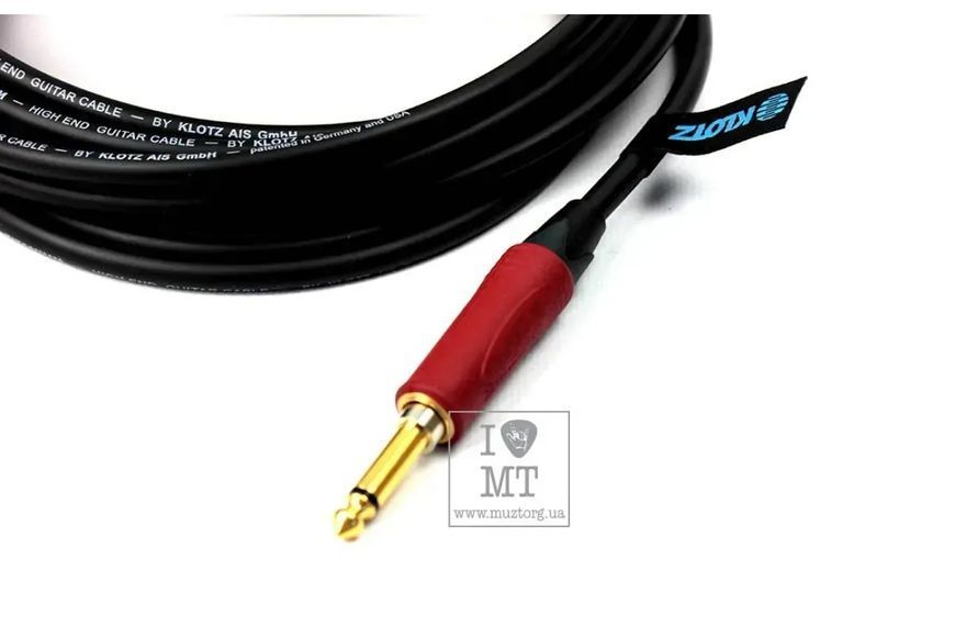 Кабель інструментальний KLOTZ TITANIUM INSTRUMENT CABLE SILENTPLUG 6 M 228254 фото