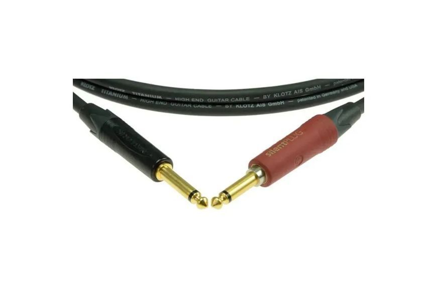 Кабель інструментальний KLOTZ TITANIUM INSTRUMENT CABLE SILENTPLUG 6 M 228254 фото