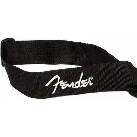 Ремінь гітарний Fender Strap 2 Black White Logo 53884 фото