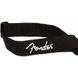 Ремінь гітарний Fender Strap 2 Black White Logo 53884 фото 2