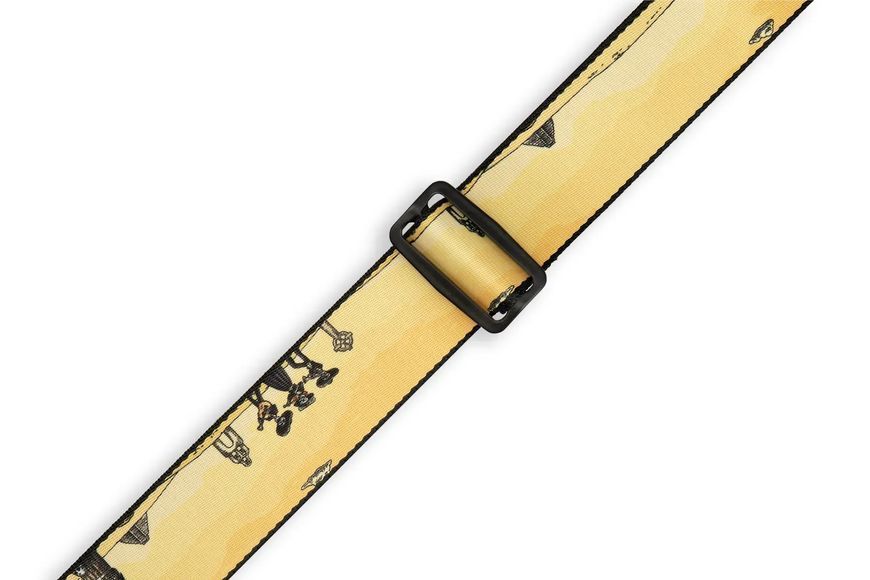 Гітарний ремінь Levy's MP2CAL-002 2&Prime; Poly Calaca Guitar Strap &ndash; Mariachi 40447 фото