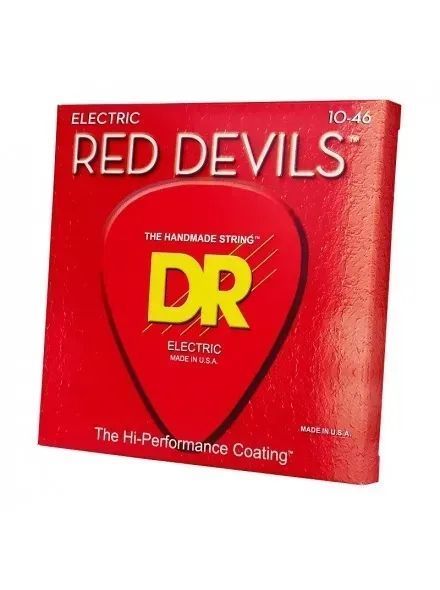 Струни для електрогітари DR Strings Red Devils Electric - Medium (10-46) 40783 фото