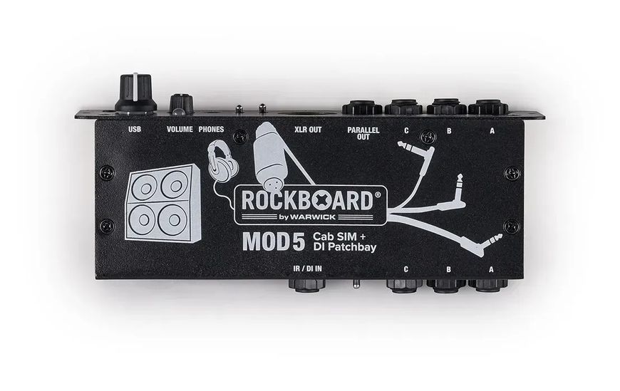 Спікосимулятор ROCKBOARD MOD 5 - Cab SIM + DI Patchbay 37147 фото
