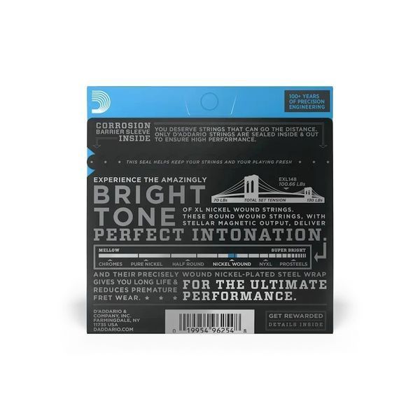 Струни для електрогітари D'ADDARIO EXL148 XL Nickel Wound Extra Heavy (12-60) 26151 фото