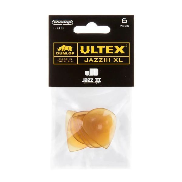 Набір медіаторів Dunlop Ultex Jazz III XL Pick 1.38mm 32119 фото