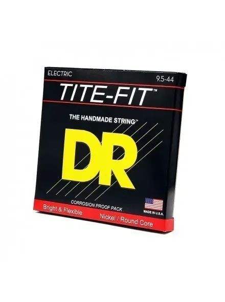 Струни для електрогітари DR Strings Tite-Fit Electric - Half-Tite (9.5-44) 40713 фото