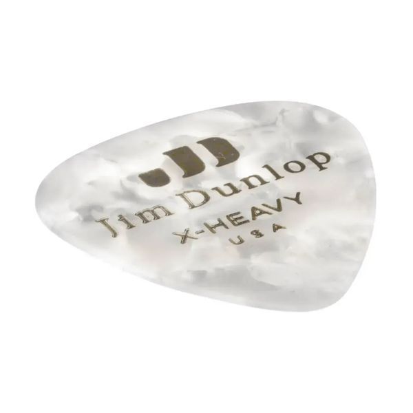 Набір медіаторів Dunlop Celluloid White Pearloid Extra Heavy 20120 фото