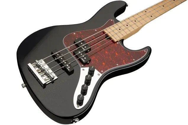 Бас-гітара SADOWSKY MetroExpress 21-Fret Hybrid P/J Bass, Maple, 4-String (Solid Black High Polish) 38386 фото