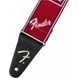 Ремінь гітарний Fender 2" Weightless Monogrammed Red/White/Blue 230249 фото 2