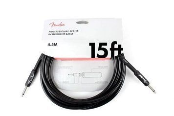 Кабель Fender Professional Series 15' Black 228446 фото