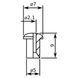 Втулка для кріплення струн PAXPHIL HS114 GD Guitar Top Mounting String Ferrule (Gold) 21861 фото 2