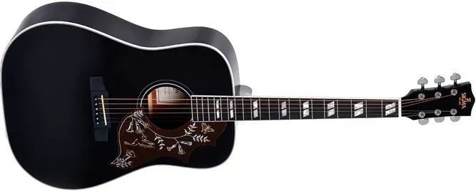 Акустична гітара Sigma DM-SG5-BK (Fishman Sonitone) 126578 фото