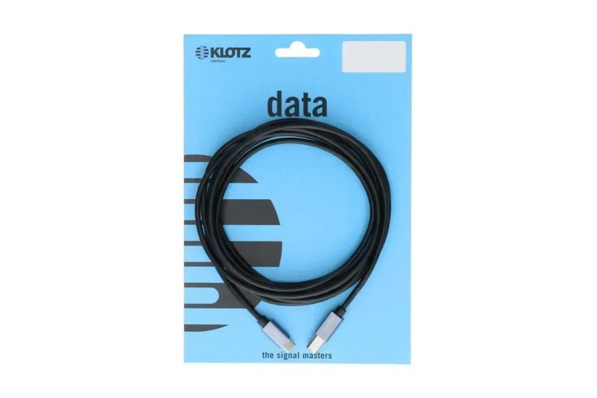 Кабель KLOTZ USB 2.0 CABLE PLUG C - PLUG B 0.5 M (USB) 301056 фото