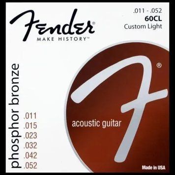 Струни для акустичної гітари Fender 60CL A009854 фото