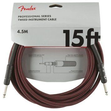 Кабель інструментальний Fender Cable Professional Series 15' Red Tweed 228448 фото