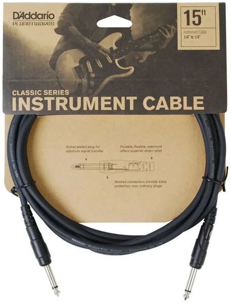Кабель D'ADDARIO PW-CGT-15 Classic Series Instrument Cable (4.5m) 22359 фото