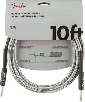 Кабель інструментальний FENDER CABLE PROFESSIONAL SERIES 10' GREY TWEED 228461 фото