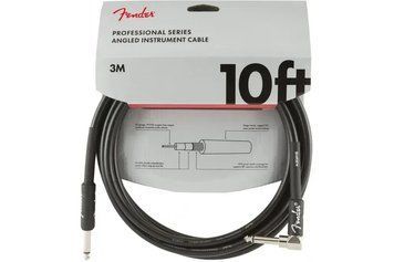 Кабель інструментальний Fender Cable Professional Series 10' Angled Black 228459 фото