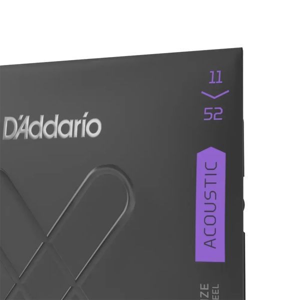 Струни для акустичної гітари D'ADDARIO XTAPB1152 XT Phosphor Bronze Custom Light (11-52) 37260 фото