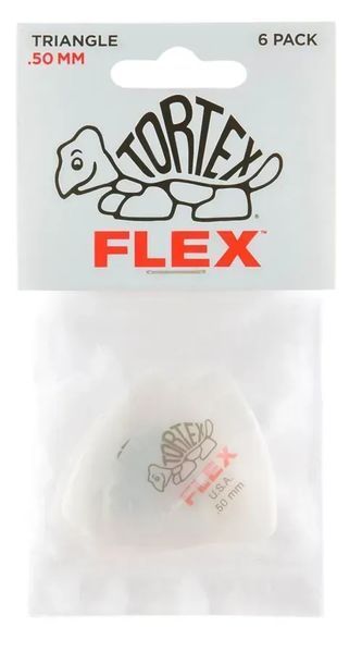 Набір медіаторів Dunlop Tortex Flex Triangle Pick .50mm 34802 фото