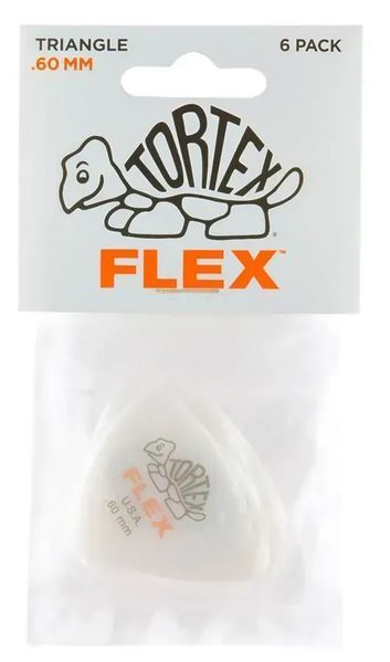 Набір медіаторів Dunlop Tortex Flex Triangle Pick .60mm 34803 фото
