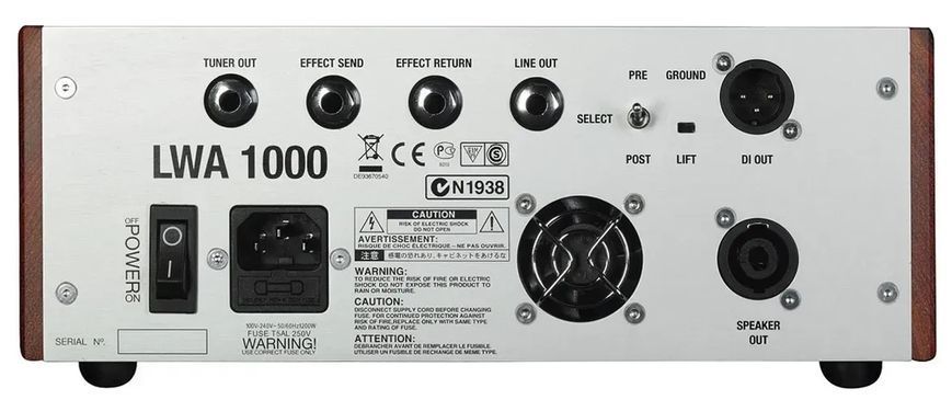 Підсилювач-голова WARWICK LWA 1000 Silver 32163 фото