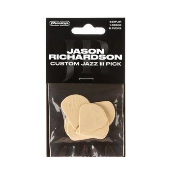 Набір медіаторів Dunlop Jason Richardson Custom Jazz III Pick 40147 фото