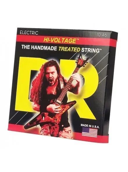 Струни для електрогітари DR Strings Dimebag Darrell HI-Voltage Electric - Medium (10-46) 40745 фото
