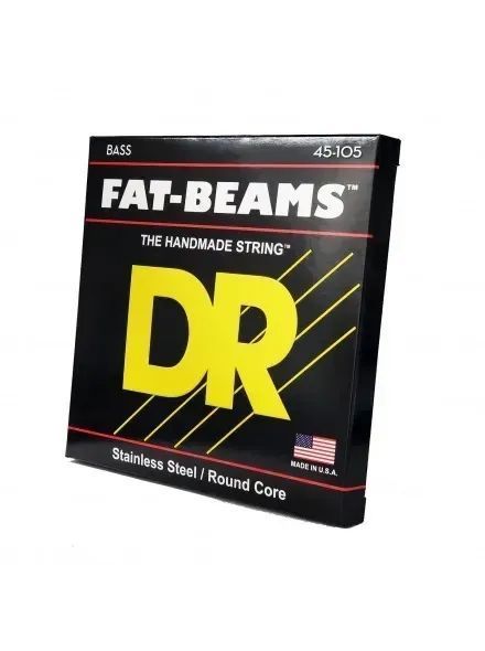 Струни для бас-гітари DR Strings Fat-Beams Bass - Medium (45-105) 40828 фото